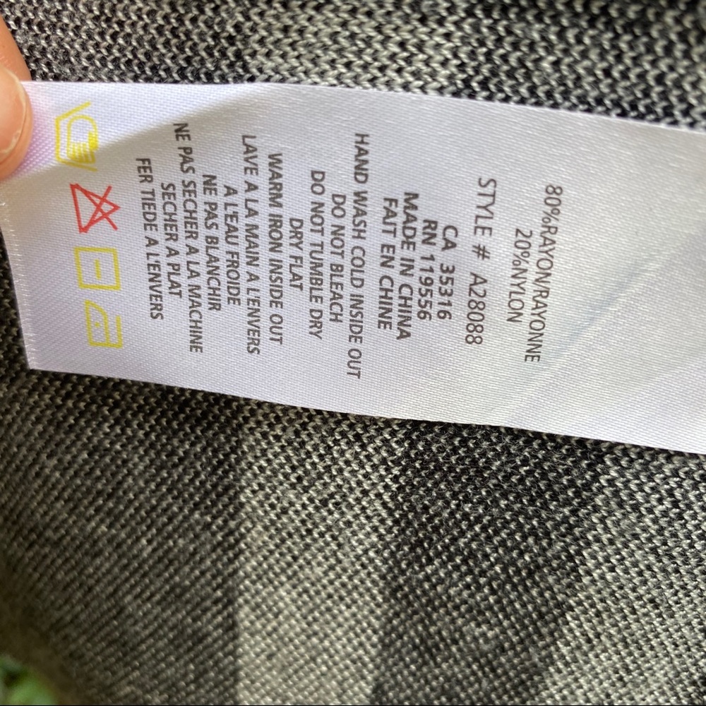 Alison Sheri Plaid Open Front Knit Cardigan * - Picture 7 of 7